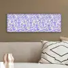 Blauw - Patroon - Abstract - Beige canvas 2cm klein 828 -sfeer3