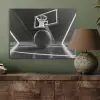 Basketbal - Basketbalveld - Lichtlijnen PET vilt klein -sfeer2