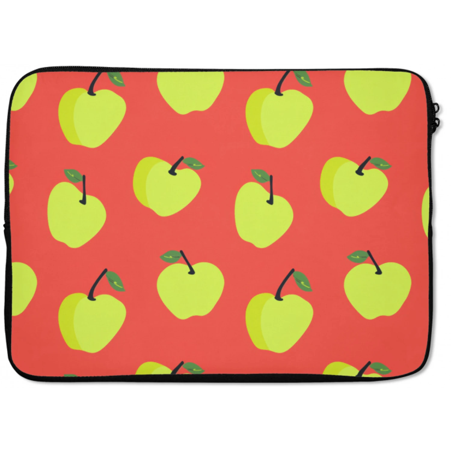 Appels - Modern - Groen laptophoes neopreen klein 279 -zkaufland3dotto