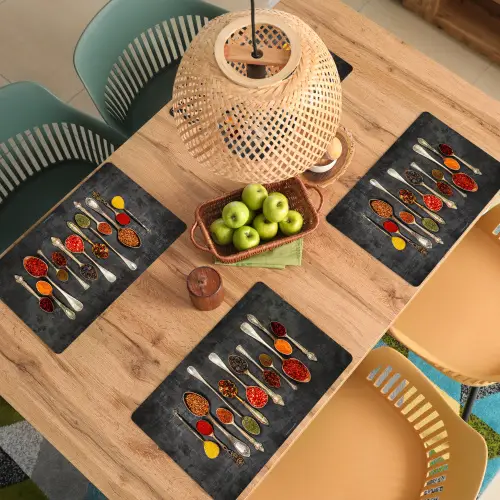 Kruiden - Lepels - Beton Placemat vinyl groot -zzsfeer5_Kitchenyeah-website