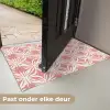 Roze - Bloemenmotief - Wit - Modern Deurmat klein 898 -USP_NL