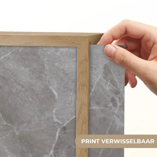 Marmer - Grijs Light Box met batterij (Wandlamp) middel -USP_websiteprintNL