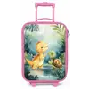 Dino - Schildpad - Jungle Kinderkoffer - Roze klein -zz3dotto