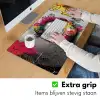 Lippen - Graffiti - Expressief Muismat XXL klein -sfeer3