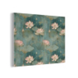 Botanisch - Bloemen - Roze PET vilt klein 837 -3d