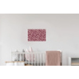 Zebra - Motief - Bordeaux - Rood Muursticker klein 286 -kinderkamer