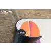 Cirkels - Abstract - Paars Placemat vinyl groot -closeup