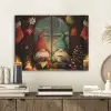 Gnooms - Kerst - Raam - Kleurrijk PET vilt klein -sfeer1