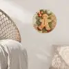 Kerstmis - Koekje - Poppetje - Speculaas Wandcirkel behangsticker klein -sfeer4