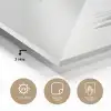 Bamboestammen - Water - Minimalistisch - Wit plexiglas 5mm klein -sfeer2