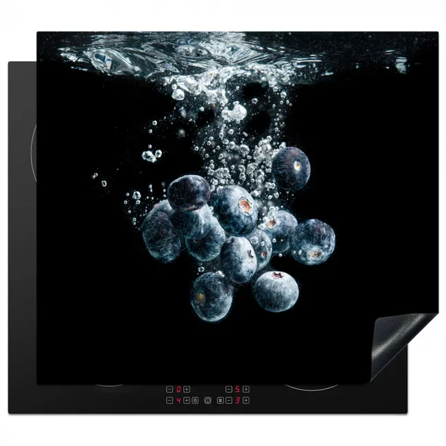 Blauwe Bessen Ballet Onderwater Inductie beschermer vinyl 3mm middel -3d