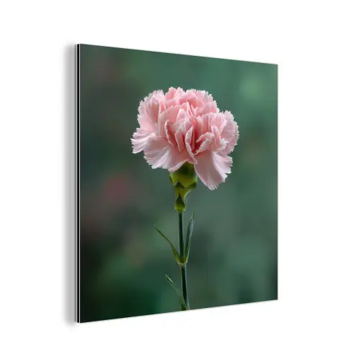 Anjer - Roze - Bloemblaadjes aluminium wit klein -3d
