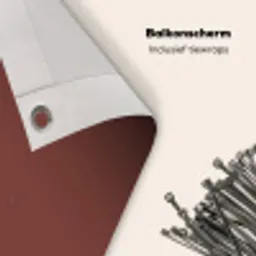 Palet - Rood - Interieur Balkonbeschermer Duitsland klein 596 -closeup_NL