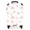 Vlinders en regenbogen NBS - Handbagage koffer - Unisex middel -productfoto_recht
