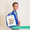 Beer - Baby - Dier - Kinderen Kinderrugzak - Blauw middel -sfeer3_NL