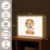 Leeuw - Baby dier Light Box met batterij (Wandlamp kind) middel -USP_websiteoverzichtNL