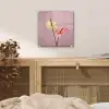 Bloemen - Anthuriums - Geel - Roze plexiglas 5mm klein -sfeer4