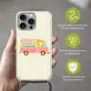 Ijskar - Retro - Softijsjes - Roze Hoesje iPhone 16 Pro Max met koord klein -sfeer2_NL