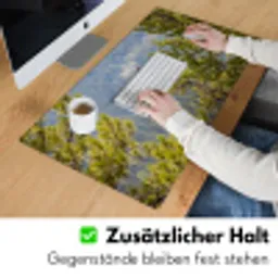 Uil - Oehoe - Bomen - Natuur Muismat XXL klein -ysfeer3_duits
