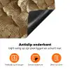 Organisch - Patroon - Bladeren - Goud Inductie beschermer vinyl 3mm klein 276 -zzzzzzz-td-onderkant