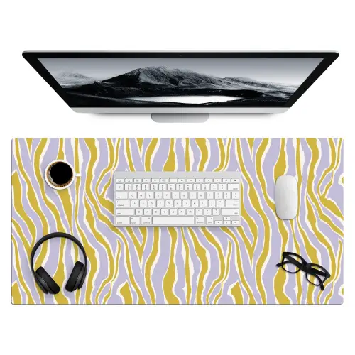 Zebra - Modern - Meerkleurig Muismat XXL klein 681 -3d