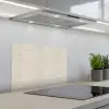 Linnen - Textuur - Beige keuken achterwand spatscherm klein 900 -3d_schuin
