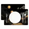 Gouden rivier - Bergen - Maan - Sterrenhemel Placemat vinyl groot -zzsfeer2_Kitchenyeah-website