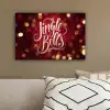 Jingle - Bells - Kerst - Rood canvas 2cm klein -sfeer3
