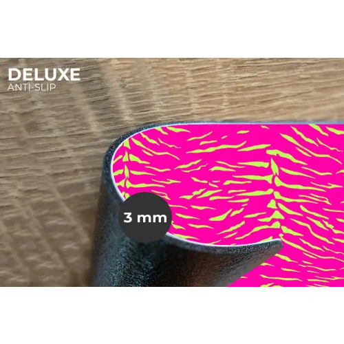 Neon - Groen - Roze - Tijger Placemat vinyl groot 368 -closeup
