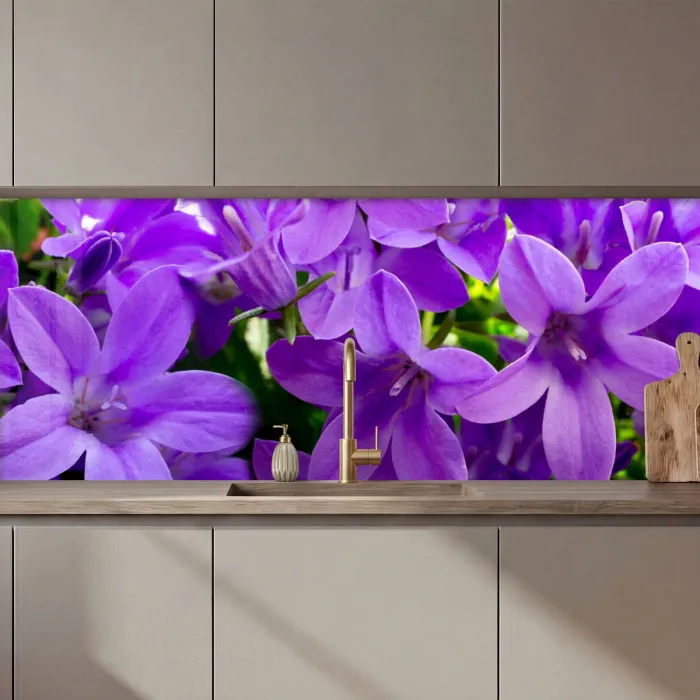 Bloemen - Paars - Natuur keuken achterwand 2 middel zz_3dshopping