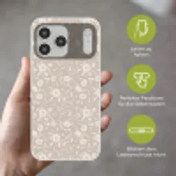 Bloemen - Blaadjes - Patroon Telefoonhoesje iPhone 17 Pro Max klein 879 -sfeer3_DE
