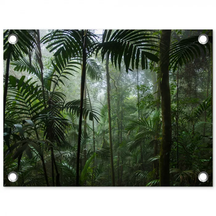 Mysterieuze Tropische Woud tuinposter los doek klein -3d