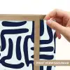 Abstract - Modern - Blauw Light Box met batterij (Wandlamp) middel 907 -USP_websiteprintNL