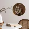 Kunst - Bloemen - Stilleven - Oude meesters - Vintage Wandcirkel kunststof plaat 5mm dik klein -sfeer4