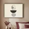 Beige - Japandi - Wabi sabi Textielframe - compleet frame klein -sfeer1