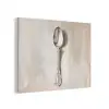 Lepel - Verf - Zilver PET vilt klein -3d