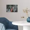 Hert - Winter - Sneeuw - Bos - Natuur - Dier poster papier klein -sfeer3