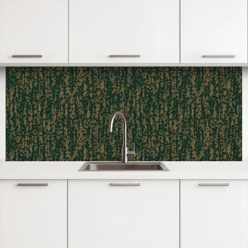 Groen - Bruin - Vlekken - Roest keuken achterwand 2 middel 871 -3d