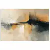 Moderne kunst - Abstract - Zwart poster papier klein -3d