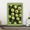 Appels - Groen - bladeren canvas 2cm klein -sfeer6