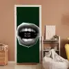 Mond - Groen - Illustratie - BLAH BLAH deurposter klein -sfeer1