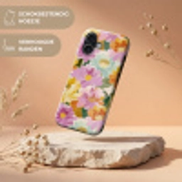 Lelies - Aquarel - Pastel Toughcase MagSafe Apple iPhone 17 klein 1017 -USP_RandenV_NL