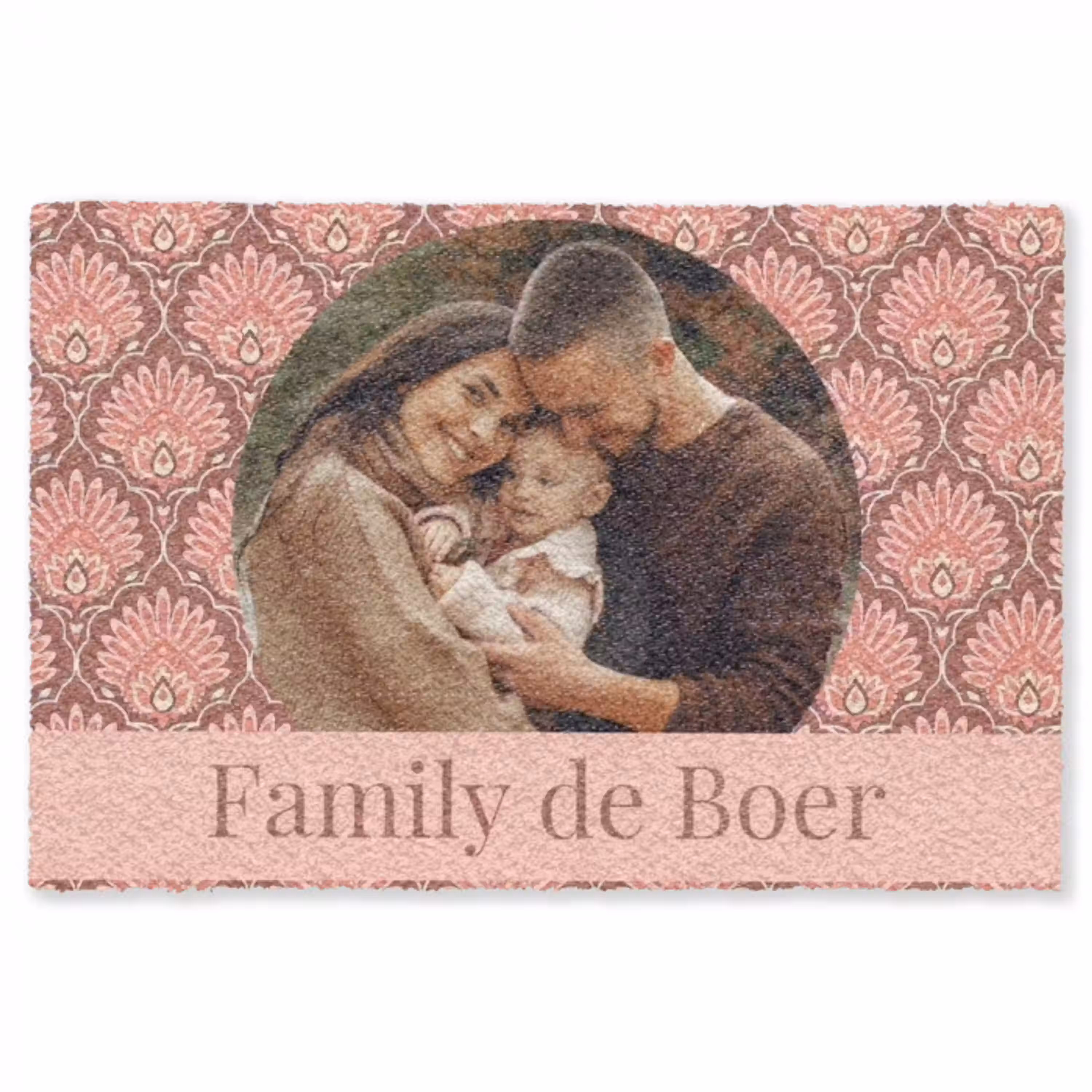 Eigen - Foto - Rond - Balk - Onder Deurmat groot -3d