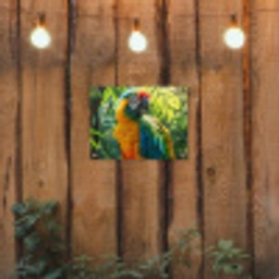 Ara in de Tropen tuinposter los doek klein -sfeer1