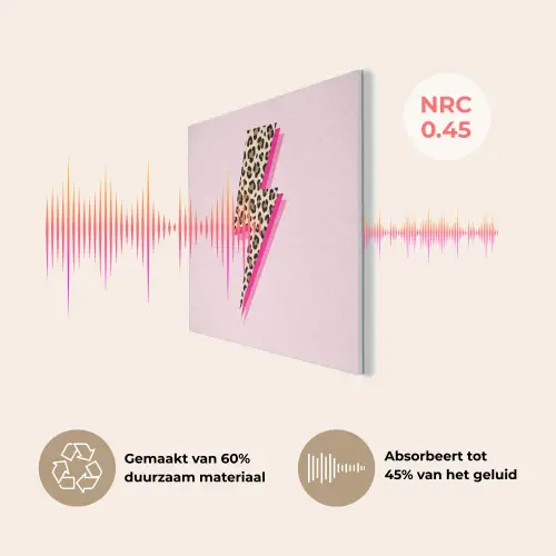 Stippen - Roze - Bliksem PET vilt klein -USP_NL