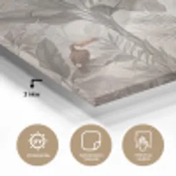 Natuur - Jungle - Ringstaartmaki - Bruin plexiglas 5mm klein -wsfeer2_DE