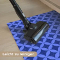 Patroon - Blauw Deurmat klein -reinigen_DE