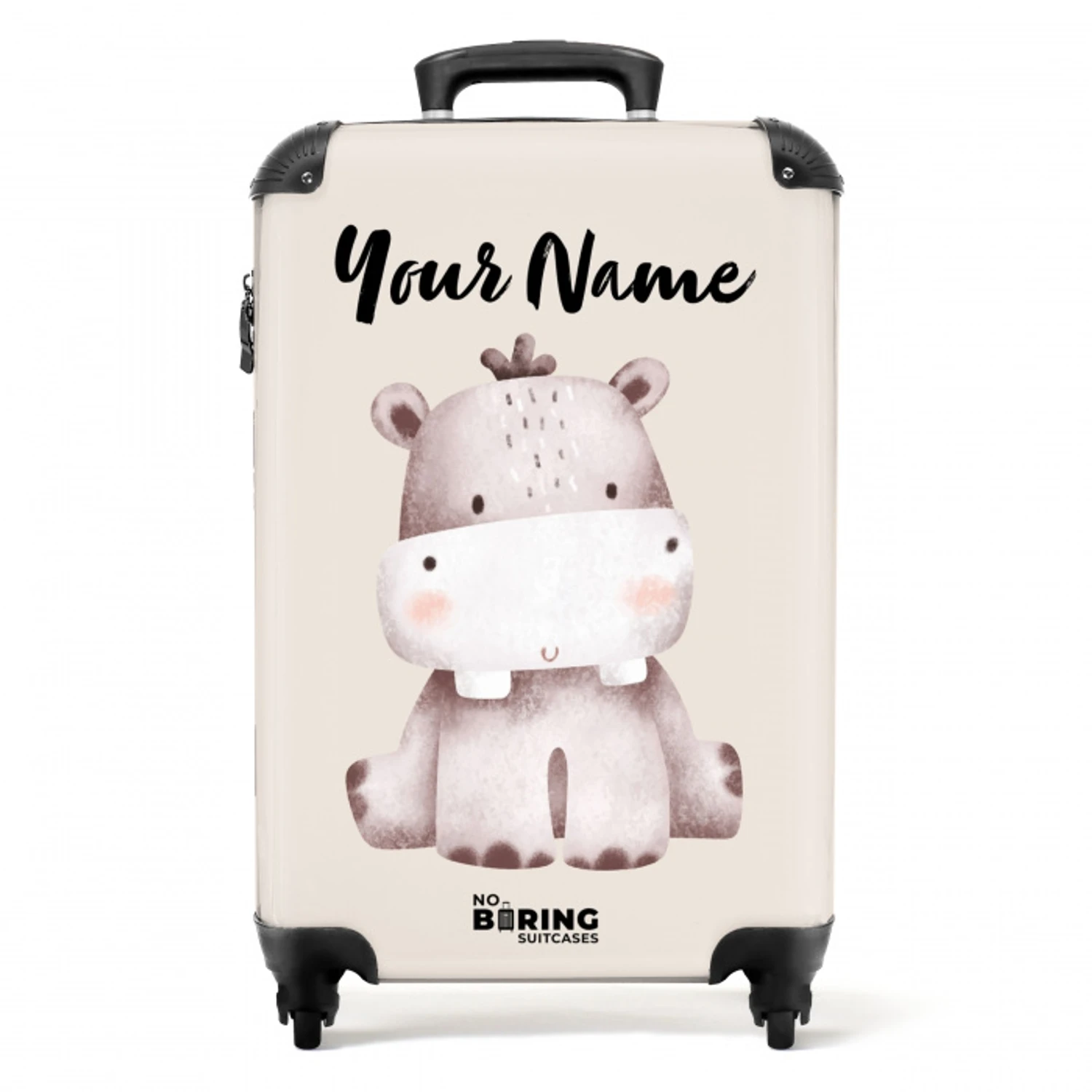 Nigel Nijlpaard NBS - Handbagage koffer - Kinderen Unisex middel -productfoto_recht
