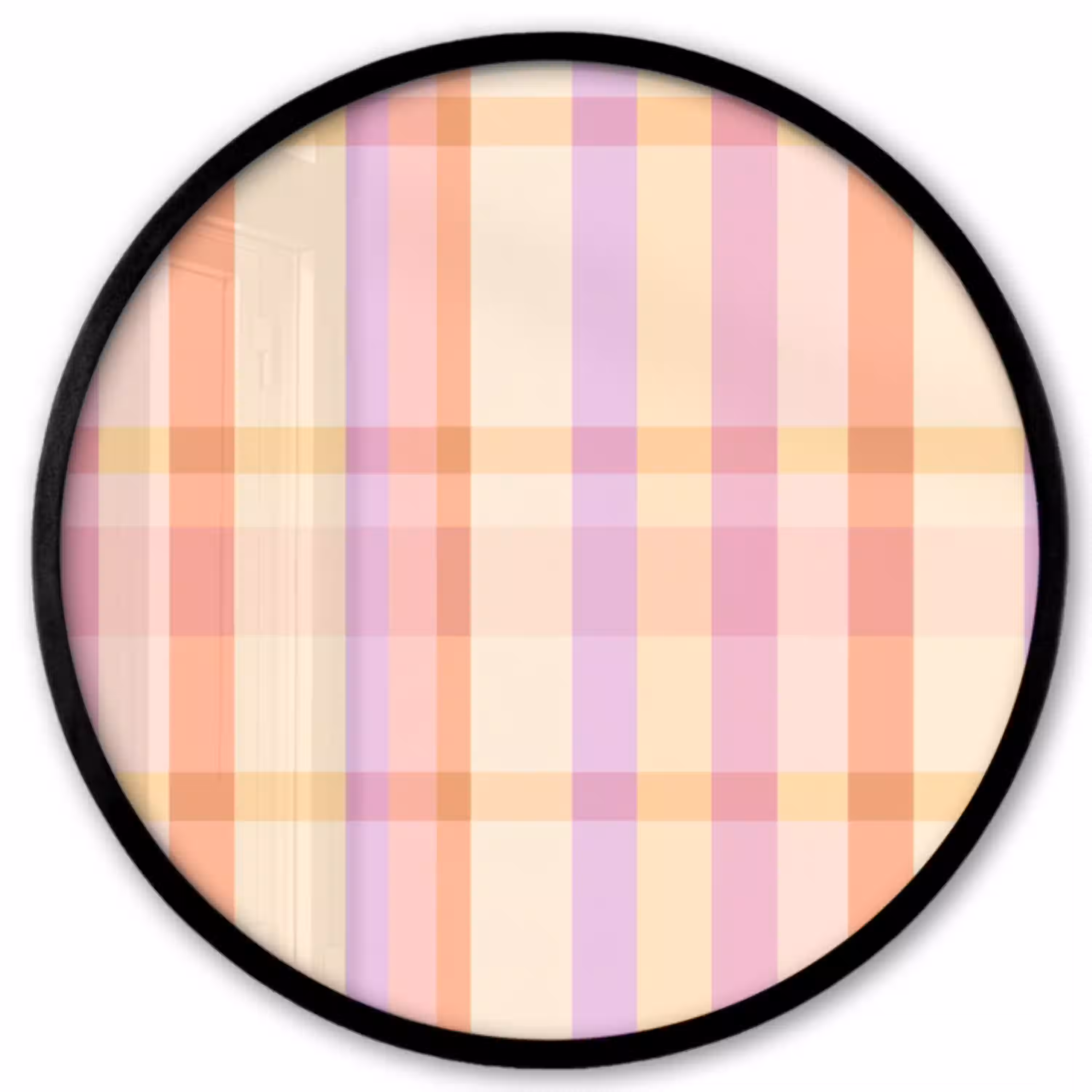 Pastel - uitpatroon - Geometrisch Fotolijst rond zonder passe partout klein 856 -3d