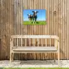 Koeien - Weiland - Gras - Dieren - Boerderij Tuinposter op houten frame 2 cm dik klein -sfeer4